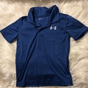 Under Armour Kids Navy Polo Shirt